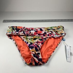 Bleu Rod Beattie Women's Sarong‎ Hipster Animal Printed Bikini Bottom Size 8 NWT